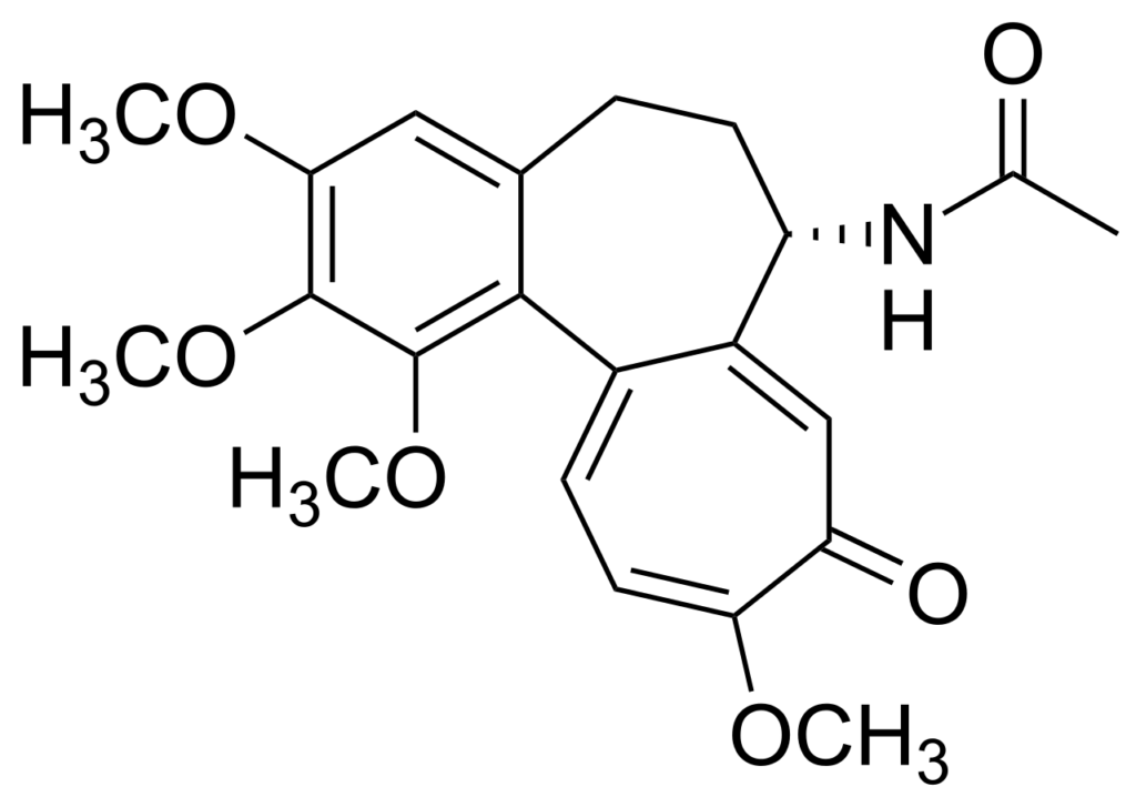 Công thức hóa học Colchicin